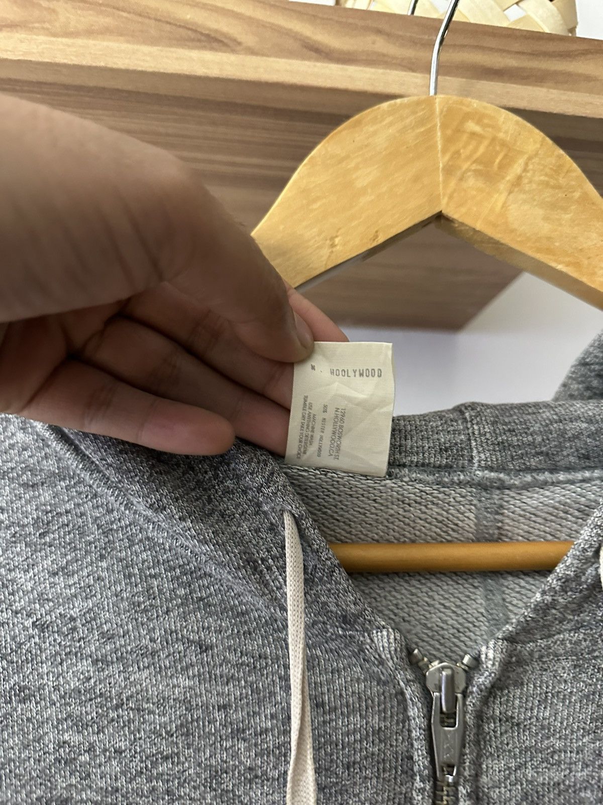 N.Hoolywood N.Hoolywood Zipper Grey Hoodie Japan Size US S / EU 44-46 / 1 - 8 Thumbnail