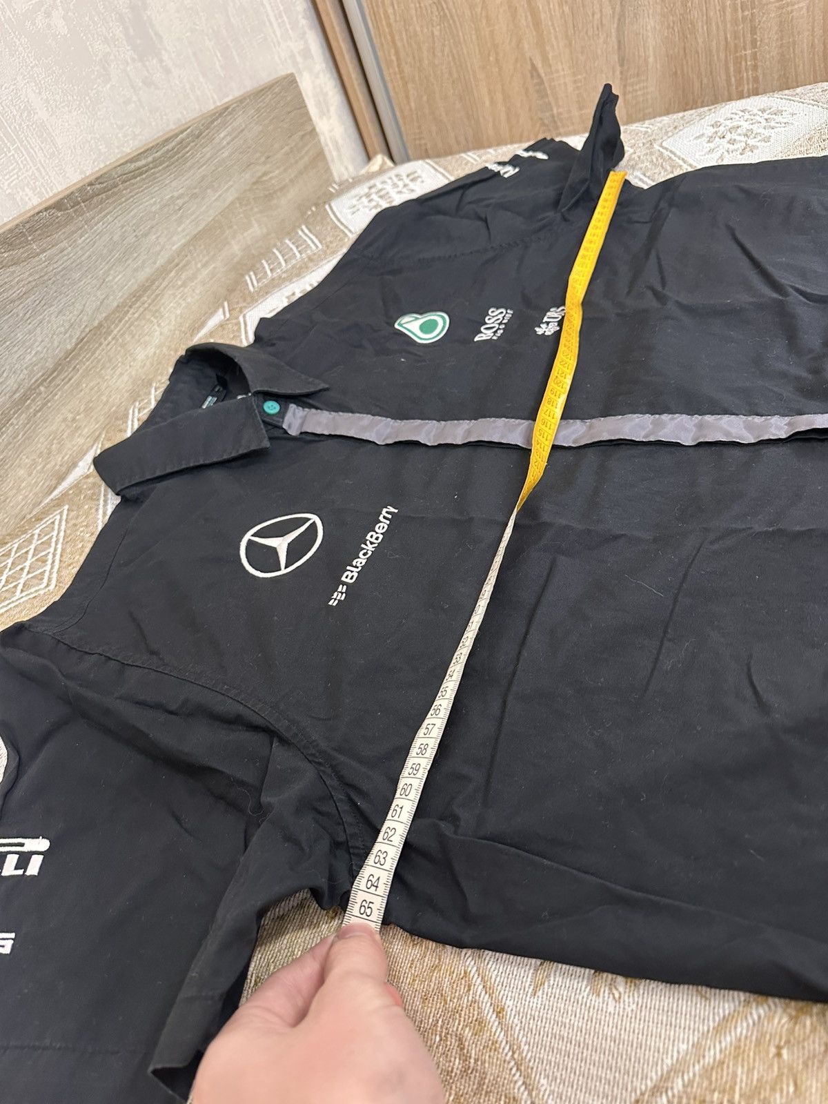 Hugo Boss 🔥 Hugo Boss Mercedes AMG Petronas Vintage Shirt BMW Honda Size US XXL / EU 58 / 5 - 10 Thumbnail