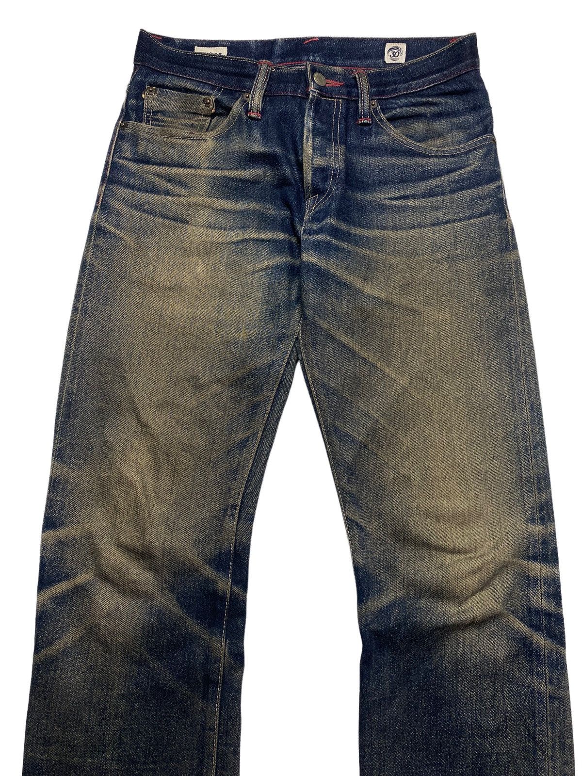 NBDN Nobrandedon Vintage NBDN - Mudwash Selvedge Denim Pants Size US 28 / EU 44 - 4 Thumbnail