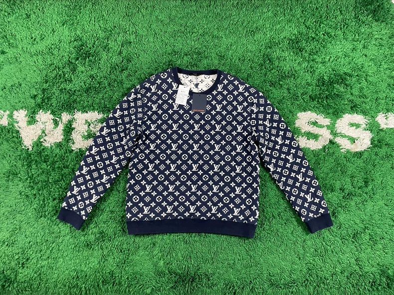 Louis Vuitton Louis Vuitton Presbyopia full logo knitted sweatshirt Size US XXL / EU 58 / 5 - 1 Thumbnail