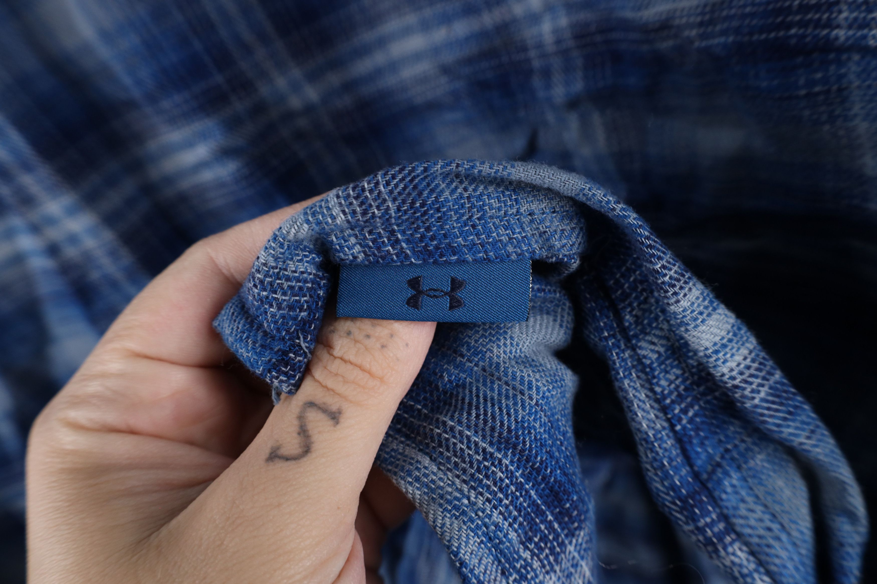 Under Armour × Vintage Under Armour Flannel Snap Button Collared Shirt Plaid Size US XXL / EU 58 / 5 - 10 Thumbnail