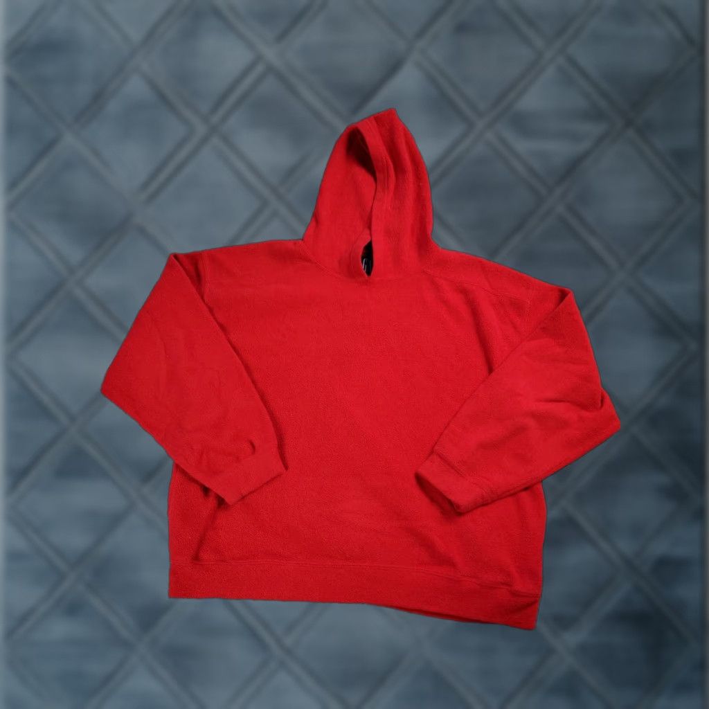 Gap VINTAGE Gap Hoodie Mens Medium Red Fleece Pullover Long Sleeve Cotton Blend Size US M / EU 48-50 / 2 - 1 Thumbnail