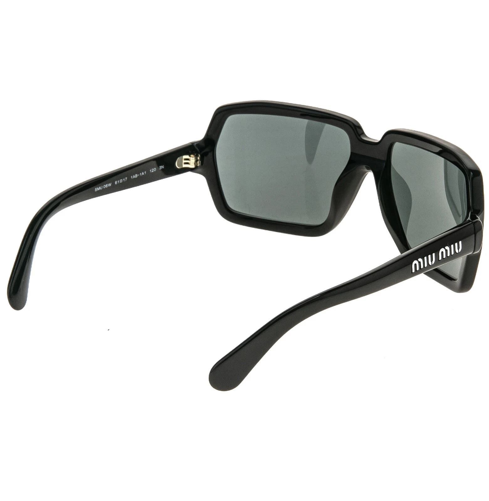 Miu Miu MIU MIU CORE MU06WS Black Geometric Square Fashion 06W Size ONE SIZE - 8 Thumbnail