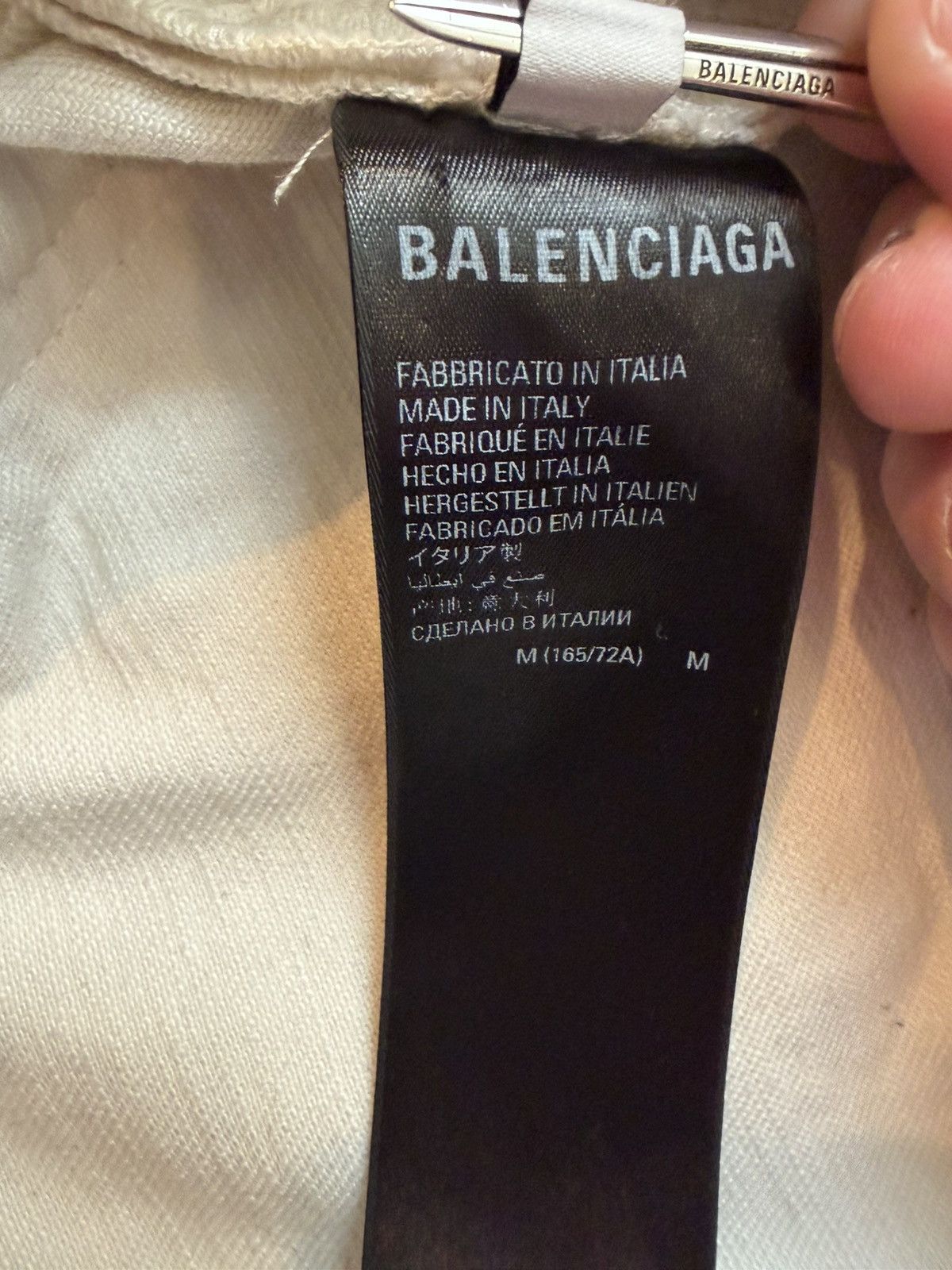 Balenciaga Balenciaga White Baggy Denim Size US 36 / EU 52 - 11 Thumbnail