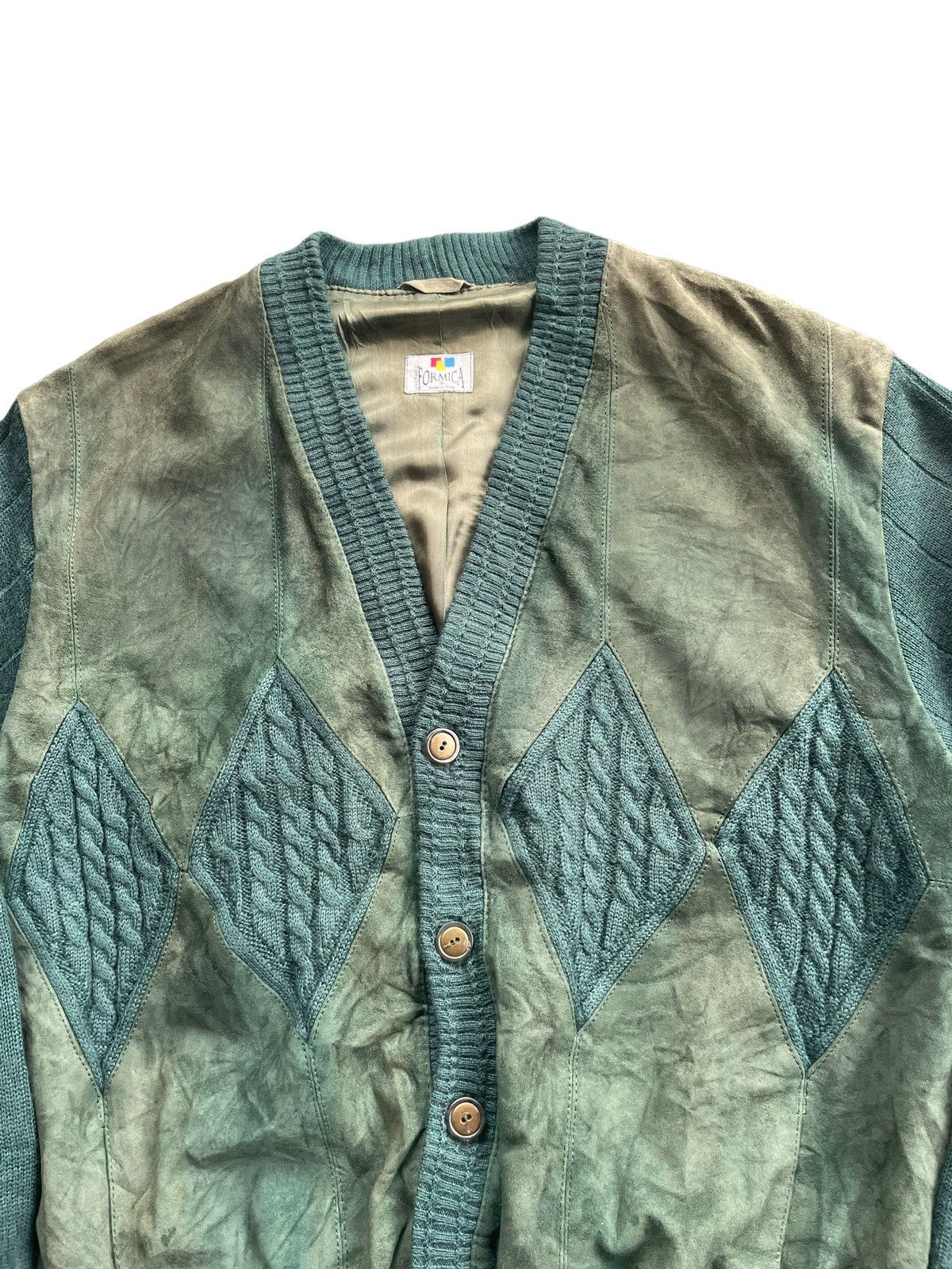 Vintage Vintage Formica Leather Sweater Size US L / EU 52-54 / 3 - 3 Thumbnail