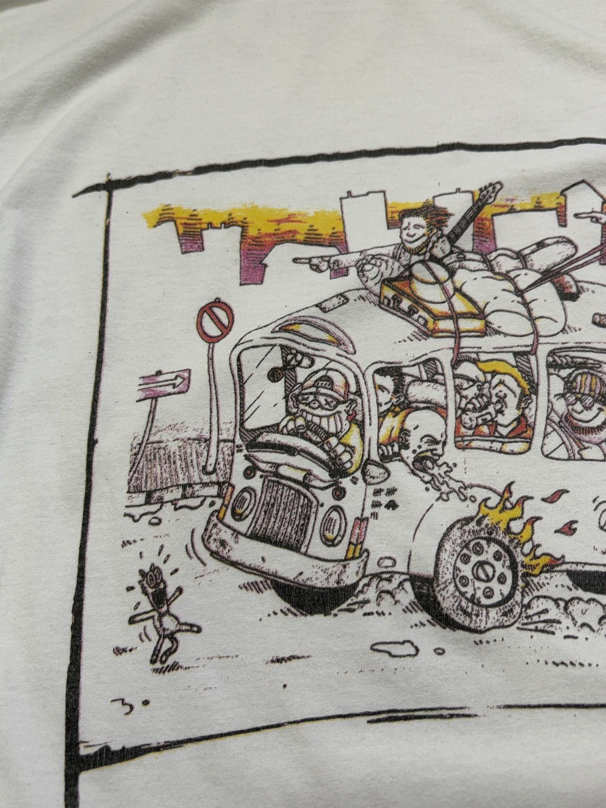 Vintage Vtg Beat The Street Touring Service T-Shirt Single Stitch Size US XL / EU 56 / 4 - 6 Thumbnail