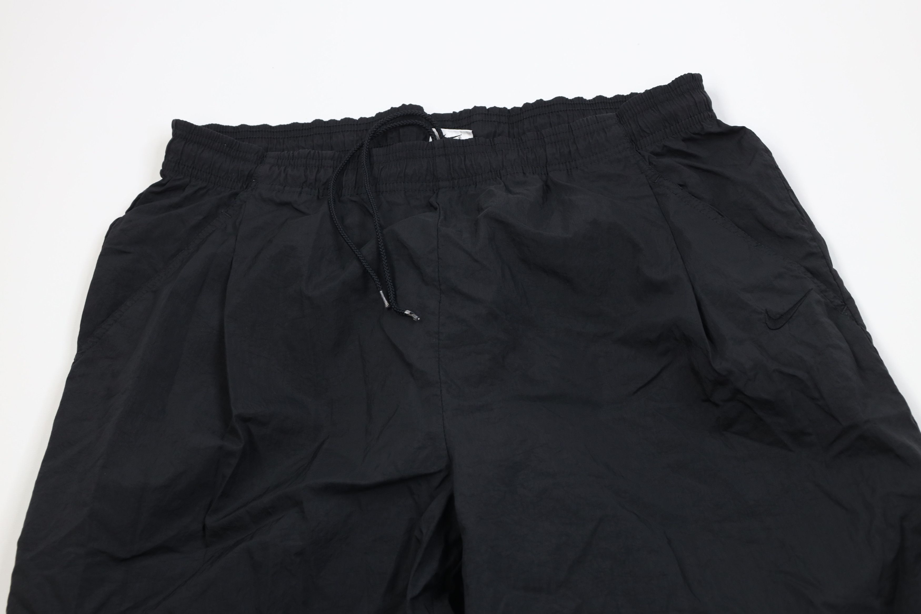 Vintage Vintage 90s Nike Mini Swoosh Windbreaker Joggers Pants Black Size US 38 / EU 54 - 2 Thumbnail