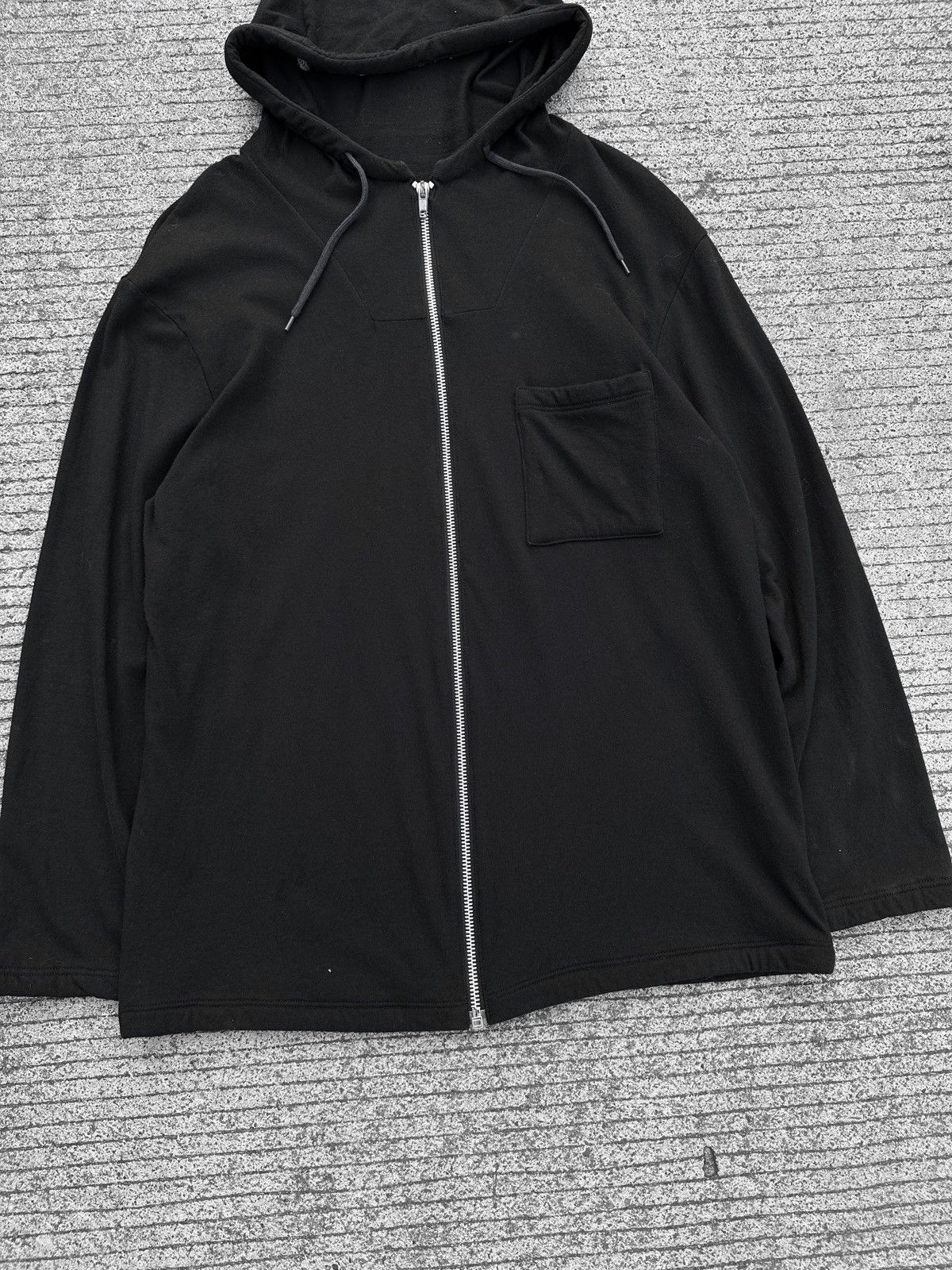 Helmut Lang Archive Helmut Lang Cotton One Pocket Hoodie Jacket Size US S / EU 44-46 / 1 - 8 Thumbnail