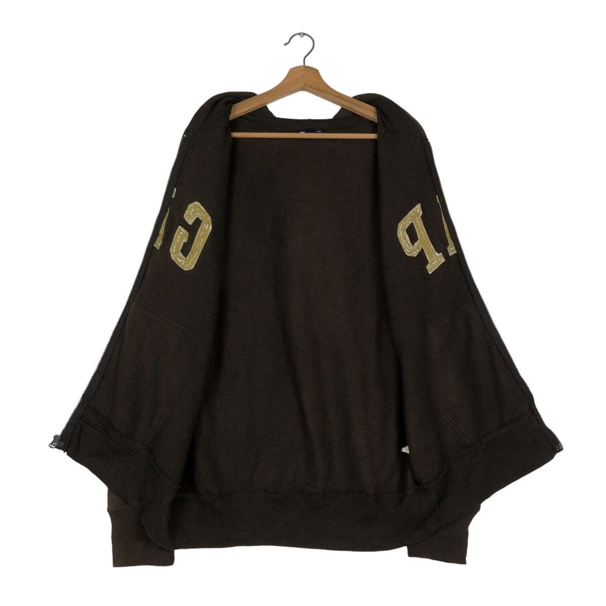 Japanese Brand 🔥VINTAGE ZIPPER JACKET GAP BIG LOGO SPELL OUT HOODIE Size US XL / EU 56 / 4 - 16 Thumbnail