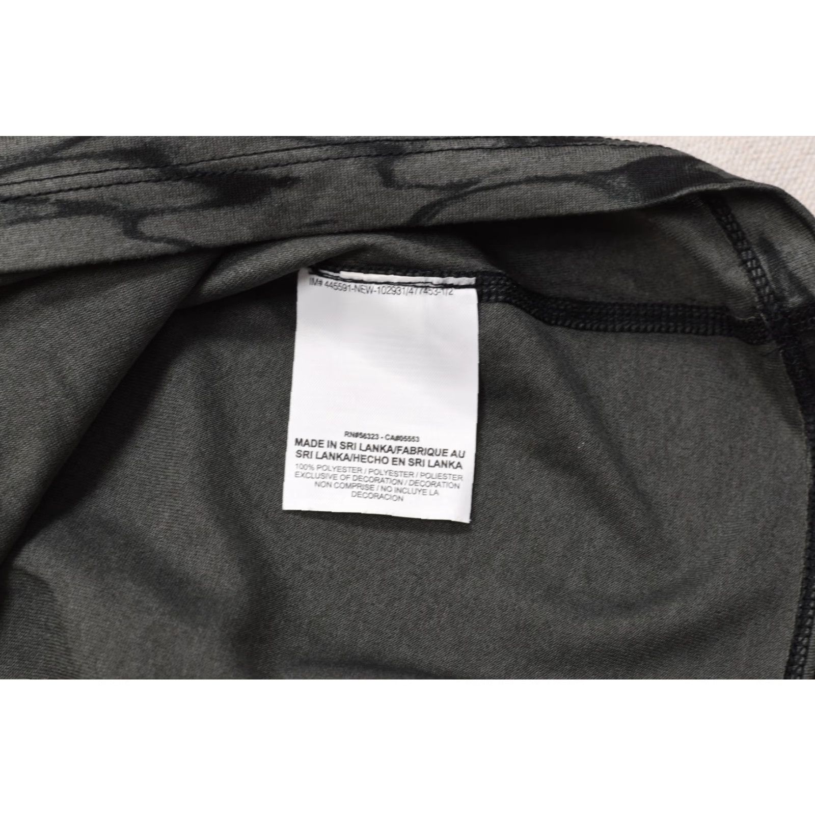 Nike VINTAGE? No — Nike Dri-FIT Women's Medium Gray Abstract Print Racerback Tank Top Regular Fit Size M / US 6-8 / IT 42-44 - 6 Thumbnail