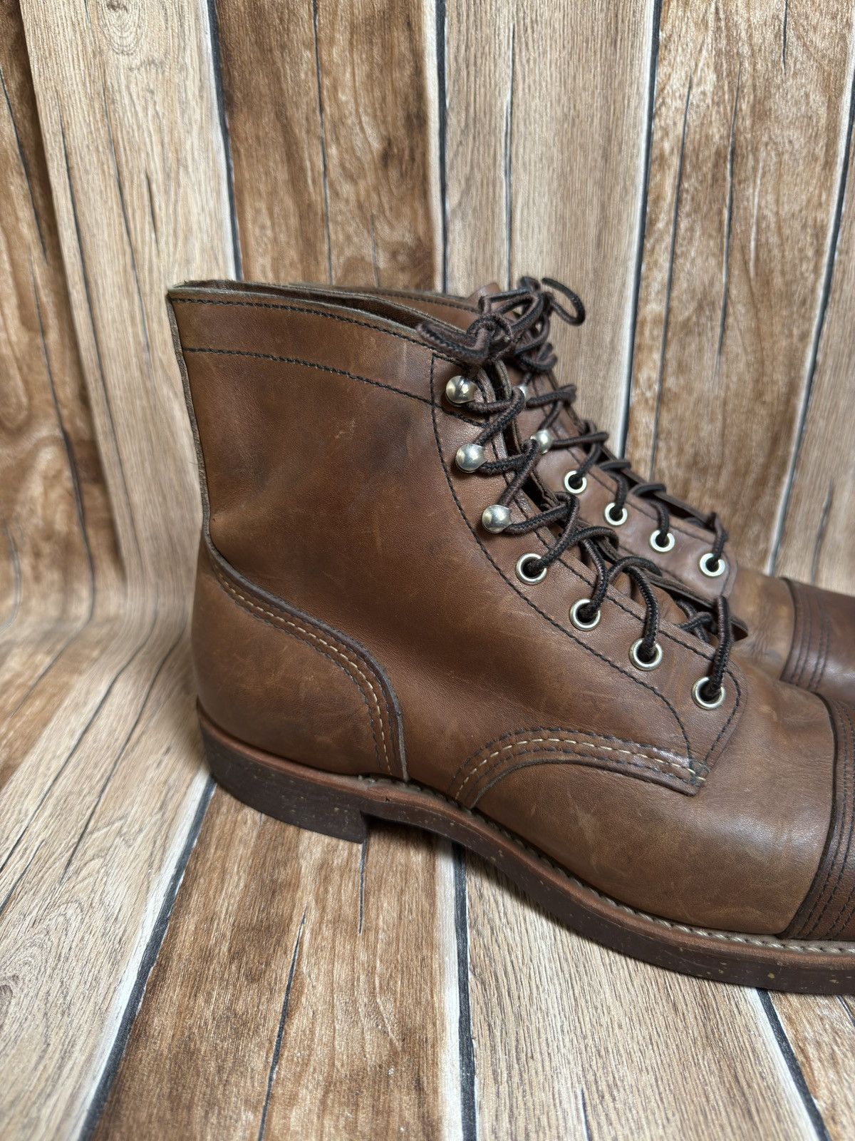 Red Wing × Vintage 8111 iron ranger boots Size US 9 / EU 42 - 7 Thumbnail