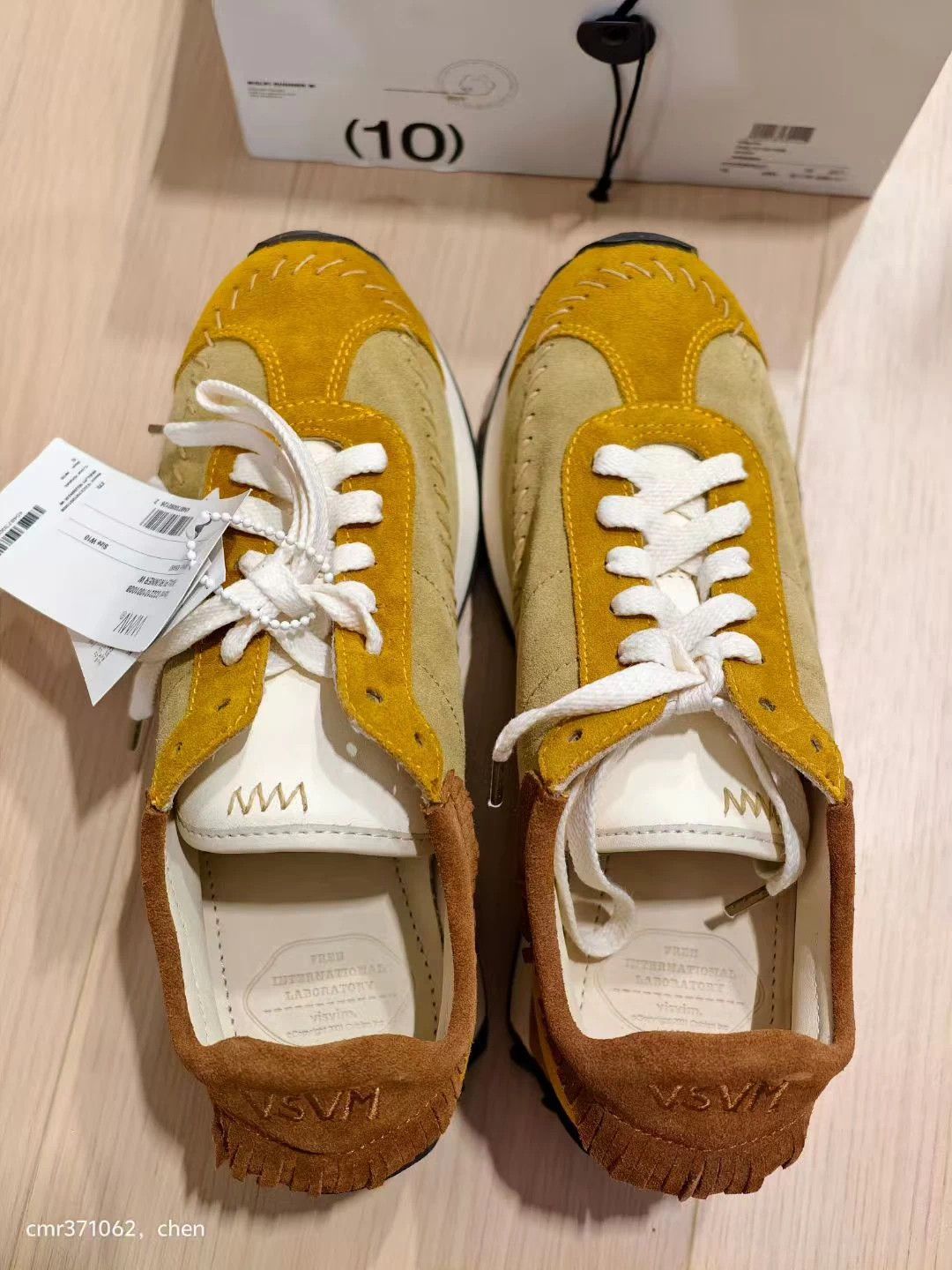 Visvim visvim 22ss walpi runner w khaki w10 calf suede/horse vibram Size US 10 / EU 43 - 3 Thumbnail