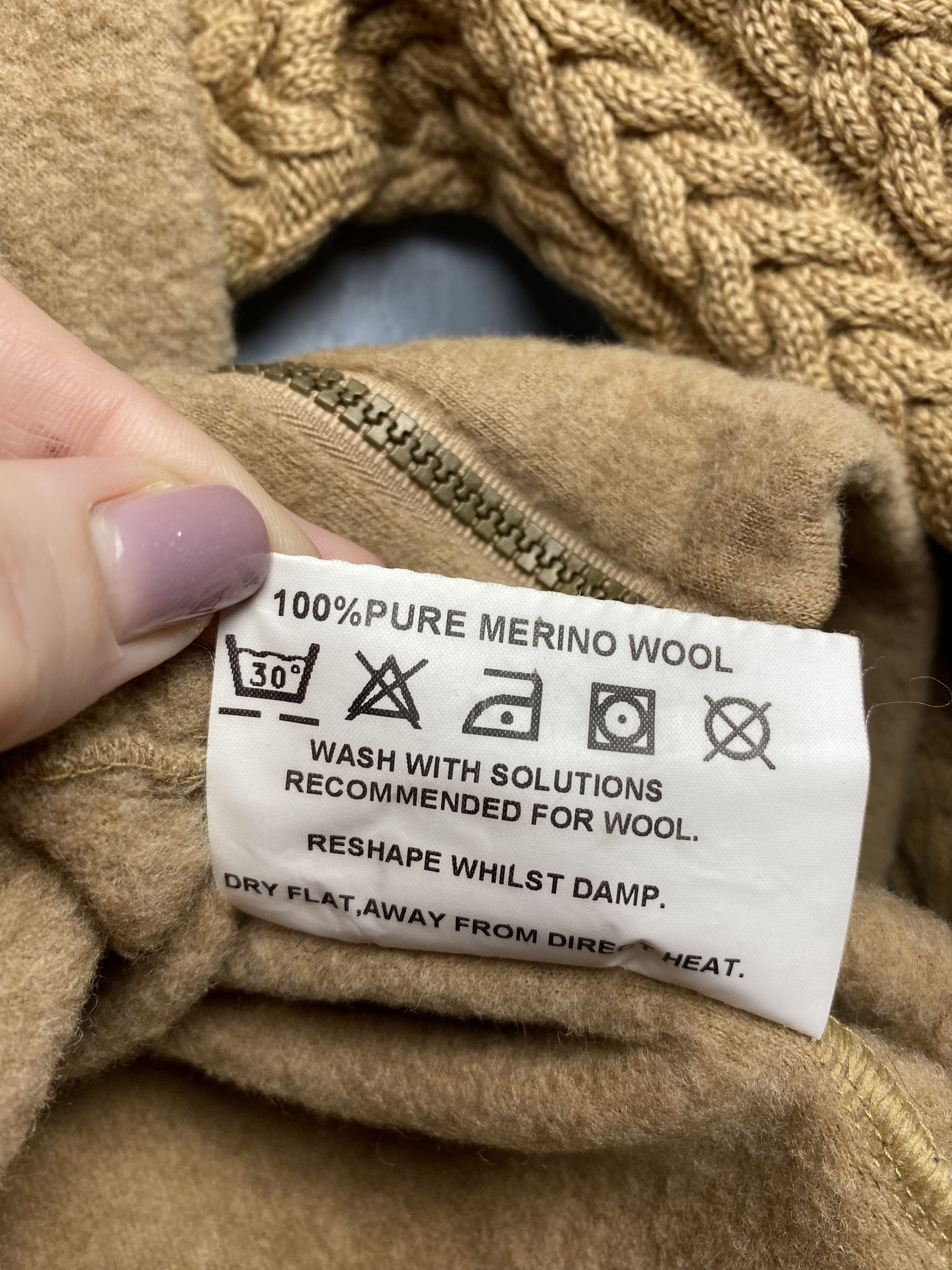 Barbour × Vintage Barbour Vintage Soft Fleece Merino Wool Full Zip Sweater Size M / US 6-8 / IT 42-44 - 7 Thumbnail