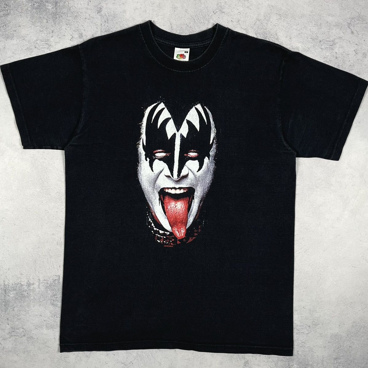 Band Tees Vintage Kiss Gene Simmons Face Rare Rock Band T Shirt 2002 Size US S / EU 44-46 / 1 - 2 Thumbnail