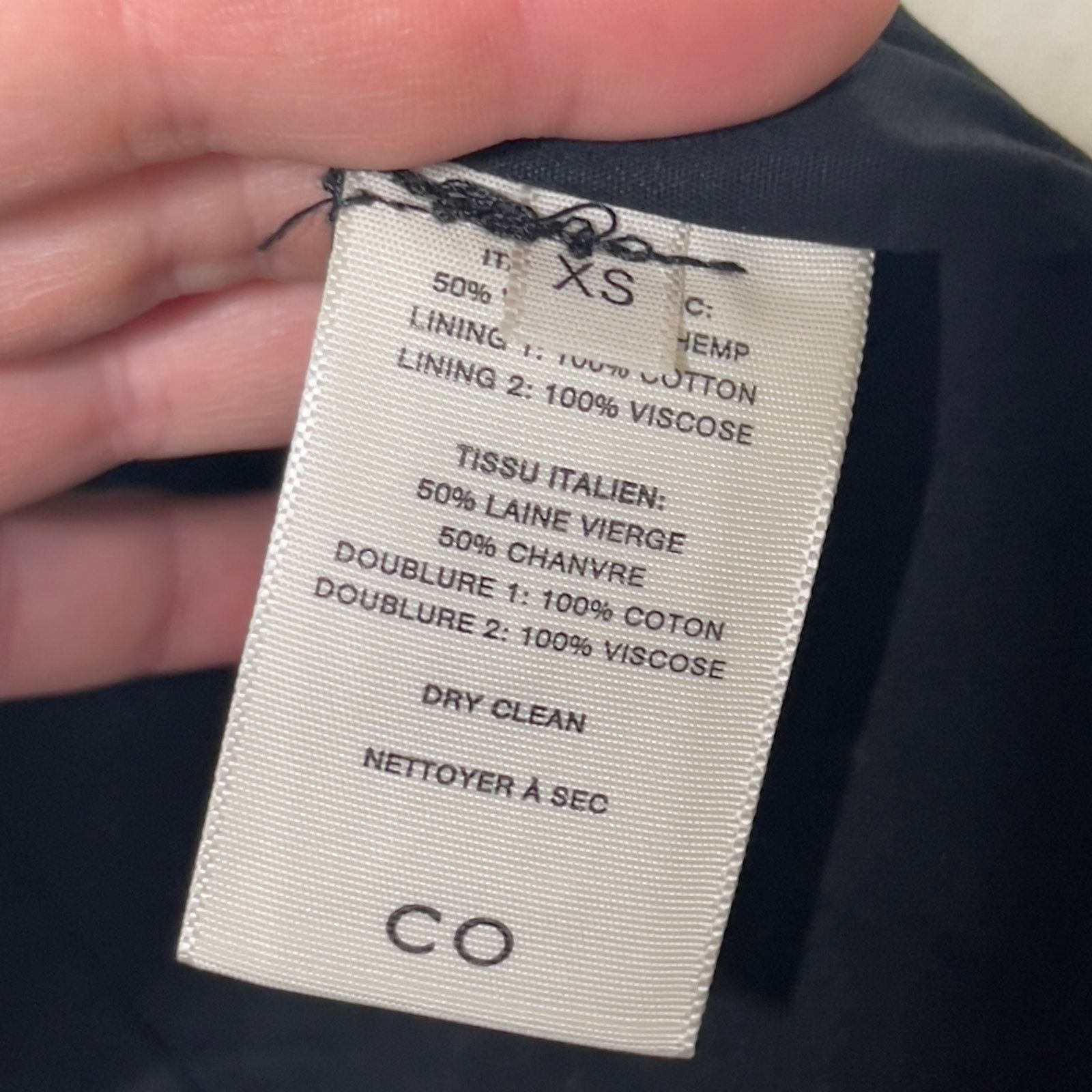 CO Co Peplum Cuff Jacket flared sleeves single-button closure Size XS / US 0-2 / IT 36-38 - 7 Thumbnail