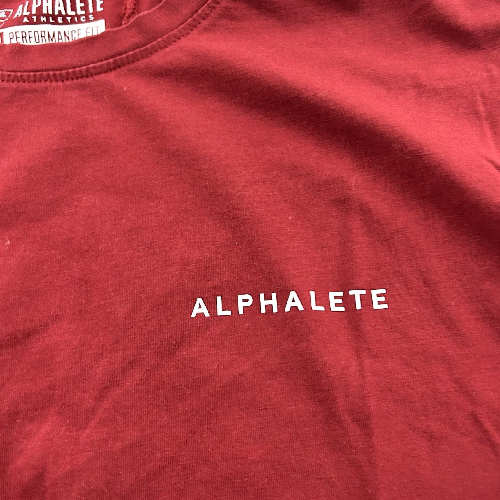 Vintage Alphalete Athletics T-Shirt Long Sleeve Mens M Red Athletic Fit Shirt Size US M / EU 48-50 / 2 - 2 Thumbnail