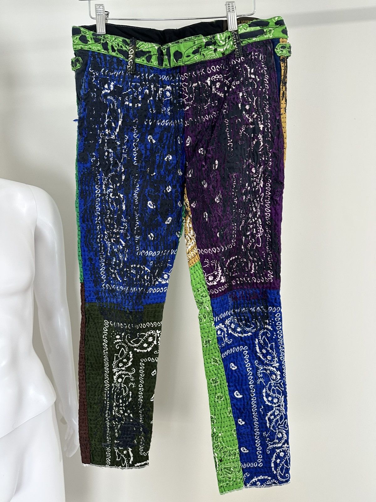 Louis Vuitton Louis Vuitton x Kaptial “Paisley Pants” Size US 32 / EU 48 - 5 Thumbnail