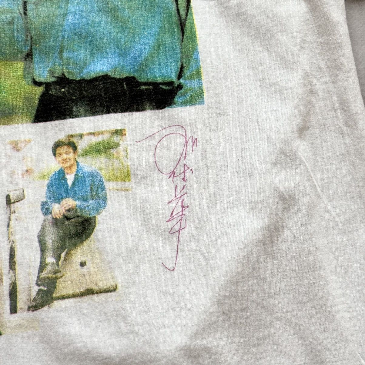 Band Tees 80-90s Andy Lau Sign Big Logo Vintage T-Shirt Tee Y2K Size US L / EU 52-54 / 3 - 4 Thumbnail