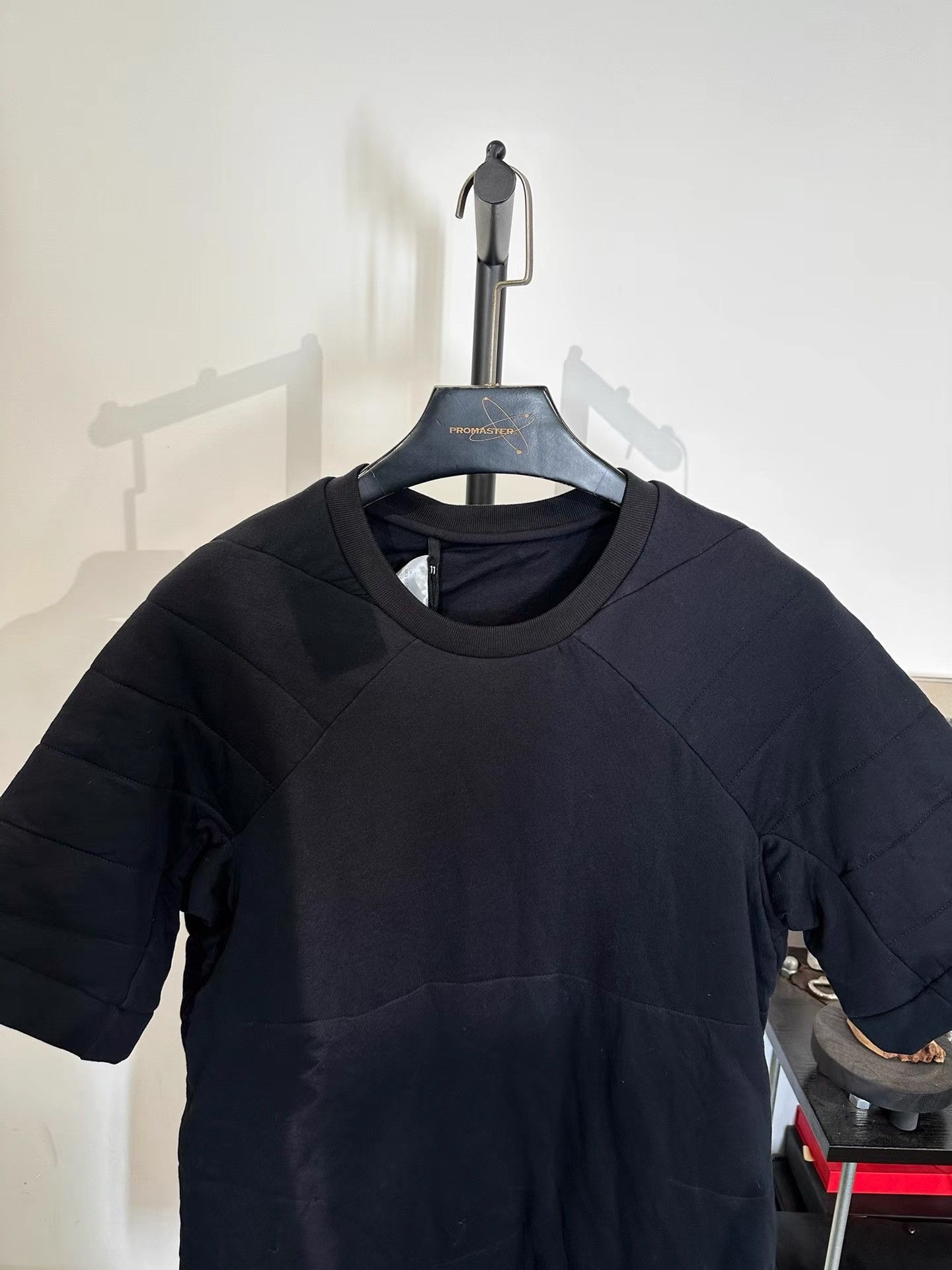 11 By Boris Bidjan Saberi 11by BBS Quilted Cotton T-Shirt K35 Size US M / EU 48-50 / 2 - 4 Thumbnail