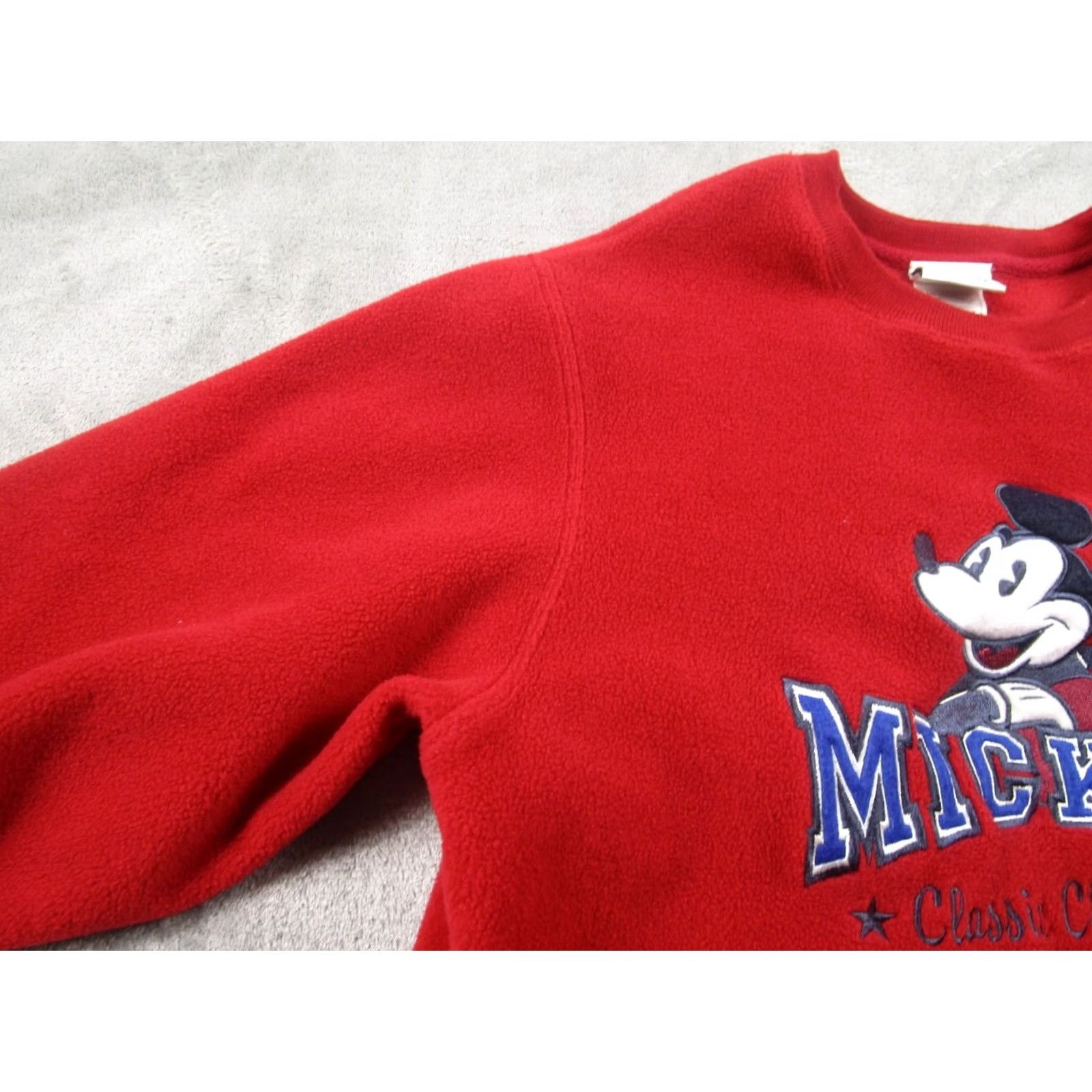 Disney Disney Sweater Womens Small Red Fleece Pullover Mickey Mouse Pullover Size S / US 4 / IT 40 - 3 Thumbnail