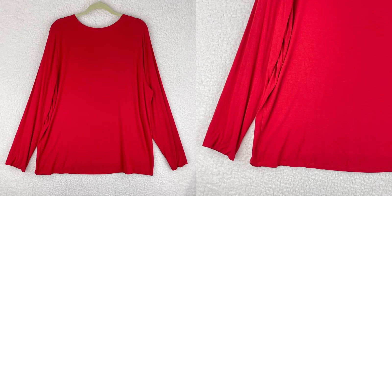 Vintage Soma Shirt Women XL Red Long Sleeve Stretch Casual Pullover Size XL / US 12-14 / IT 48-50 - 8 Thumbnail