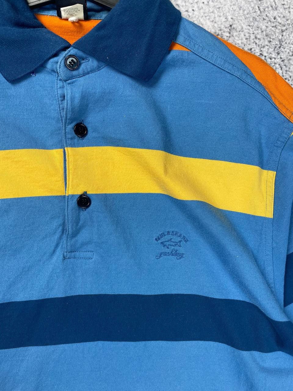 Paul & Shark Paul shark striped long sleeve polo T-shirt Size US M / EU 48-50 / 2 - 4 Thumbnail