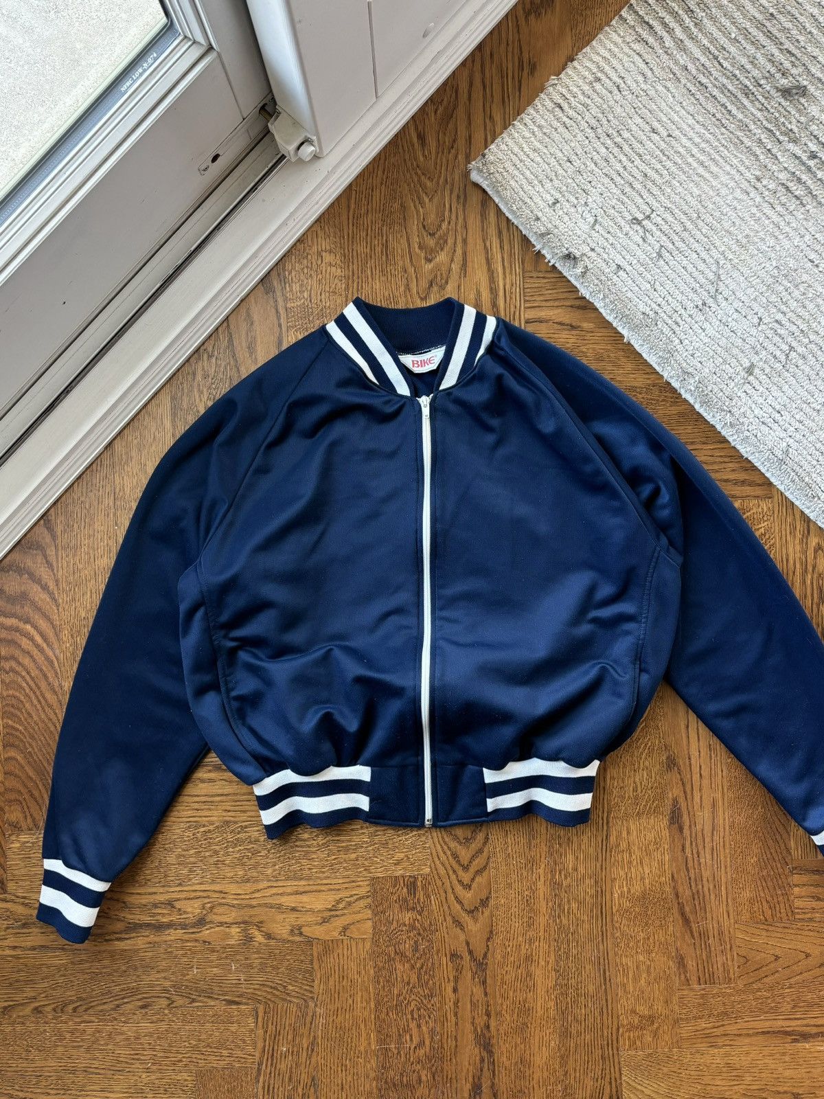 Other × Starter × Vintage 90s Bomber Jacket Vintage Starter Satin Jacket Bike Brand M Size US M / EU 48-50 / 2 - 1 Thumbnail