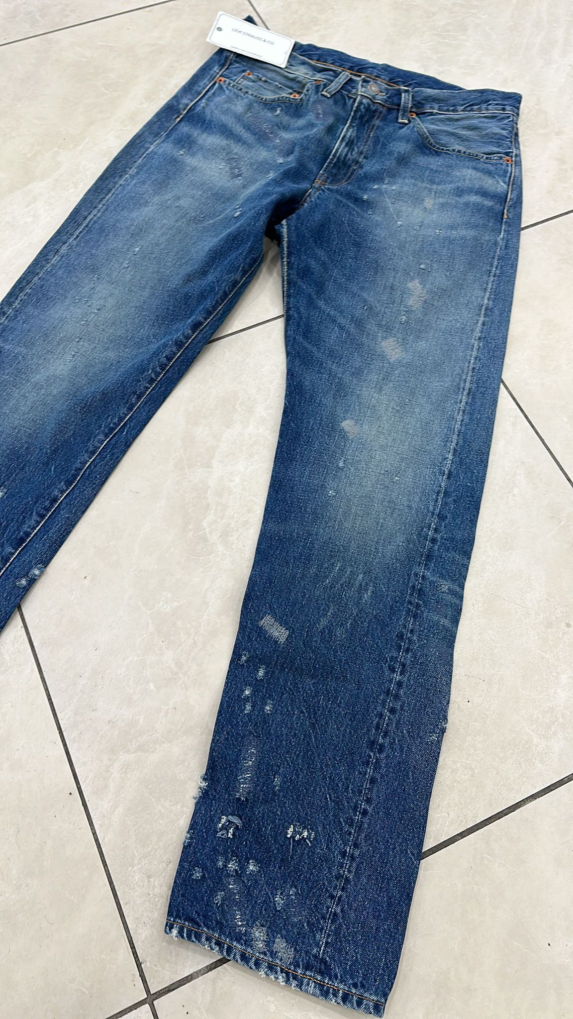 Levi's Vintage Clothing LVC SAMPLE Levi's Vintage Clothing 1954 501XX Selvedge Jean Size US 32 / EU 48 - 8 Thumbnail