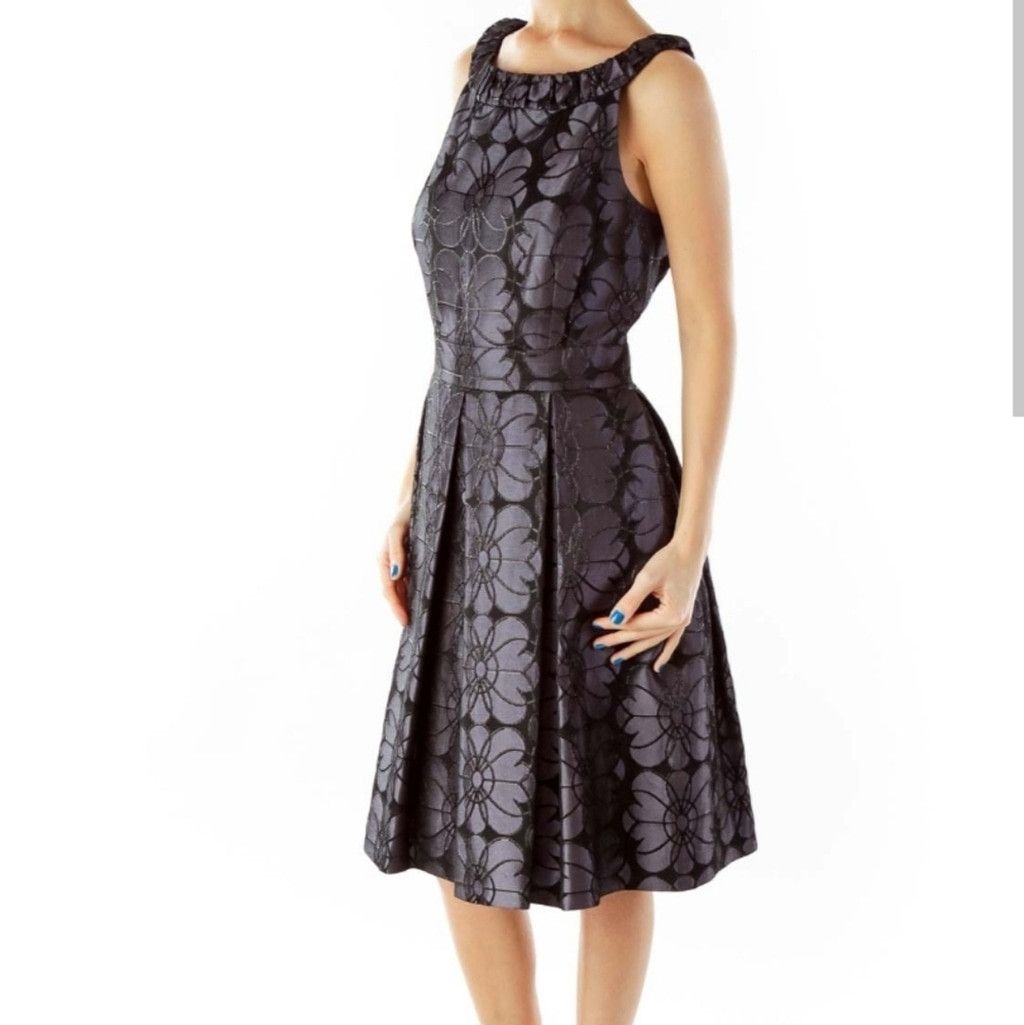The Unbranded Brand Muse floral sleeveless sparkle cocktail party work dress 2 Size XS / US 0-2 / IT 36-38 - 1 Thumbnail