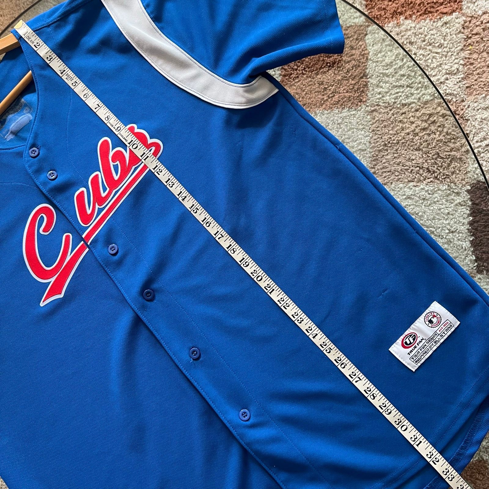 MLB Y2K Chicago Cubs Baseball Jersey | True Fan | Size XL Size US XL / EU 56 / 4 - 14 Thumbnail