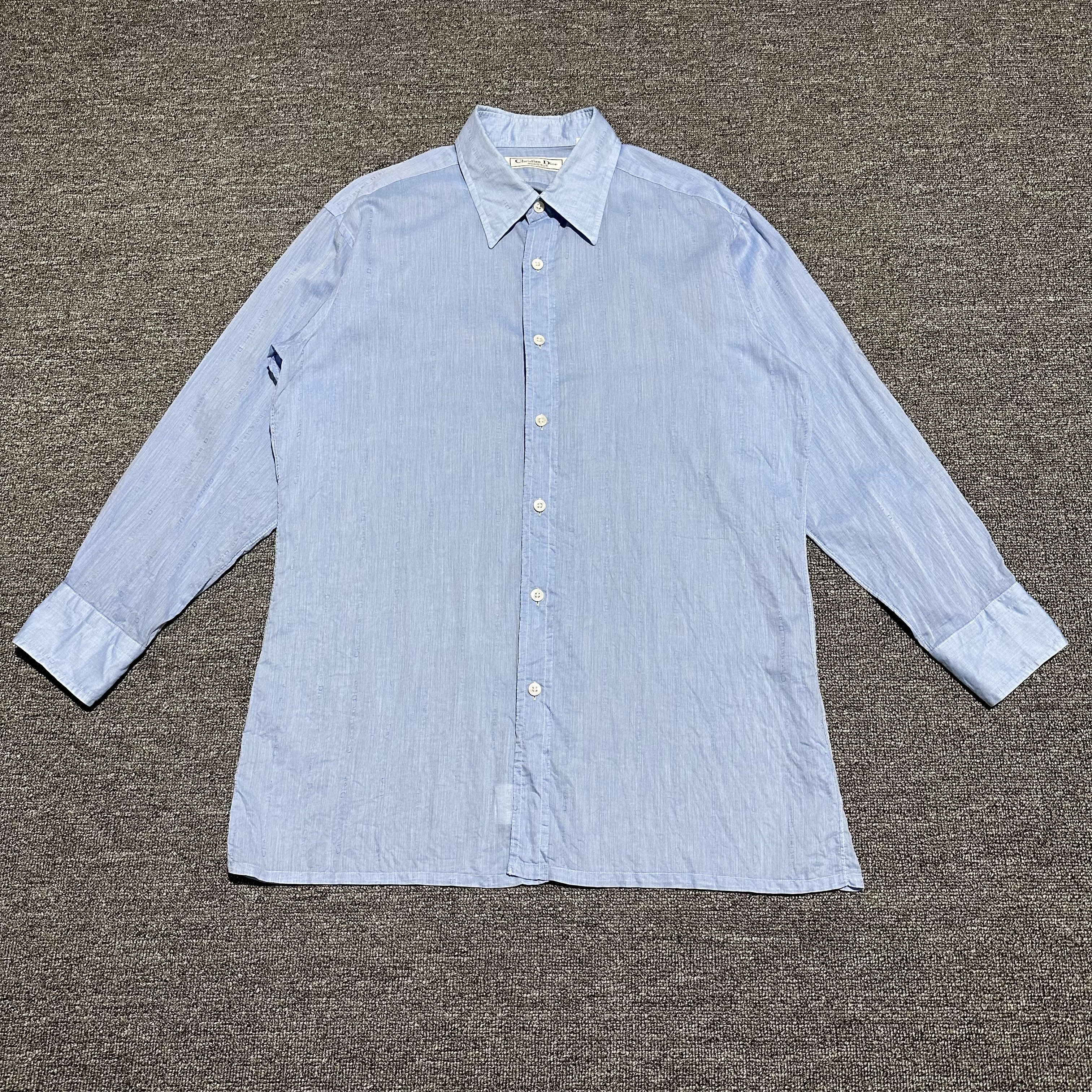 Christian Dior Monsieur Vintage Christian Dior Monogram Button Ups Size US L / EU 52-54 / 3 - 1 Thumbnail
