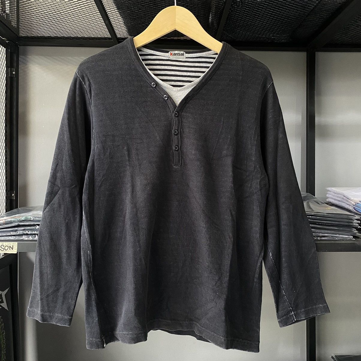 Beauty Beast × Japanese Brand × Kansai Yamamoto Japanese Style Double Layer by Kansai Long Sleeve Size US L / EU 52-54 / 3 - 1 Thumbnail