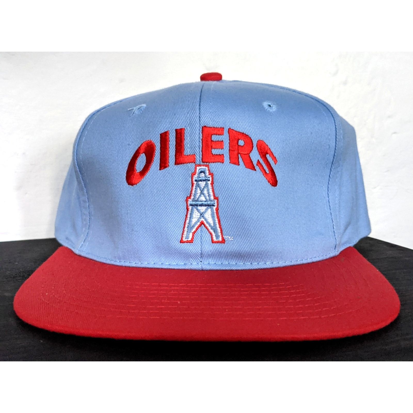NFL × Sports Specialties NEW Houston Oilers 90s DREW Pearson Twill snapback NFL vtg Size ONE SIZE - 1 Thumbnail