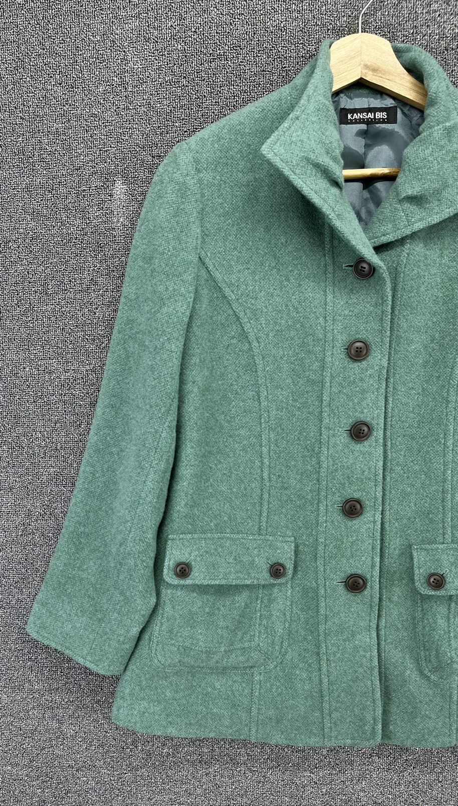 Japanese Brand Kansai Bis By Kansai Yamamoto Wool Cardigan Jacket Size M / US 6-8 / IT 42-44 - 4 Thumbnail
