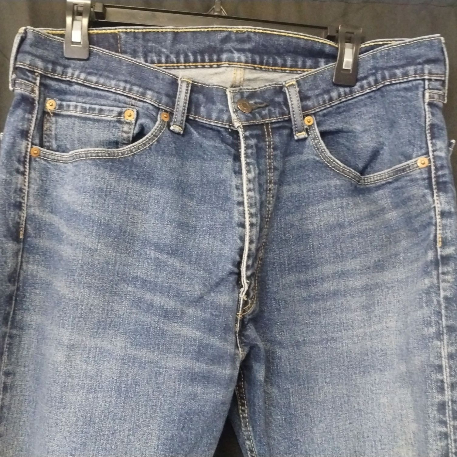Levi's Levi's 505 Men's Blue Jeans/Straight Leg 36x30 SKU 4059 Size US 36 / EU 52 - 2 Thumbnail