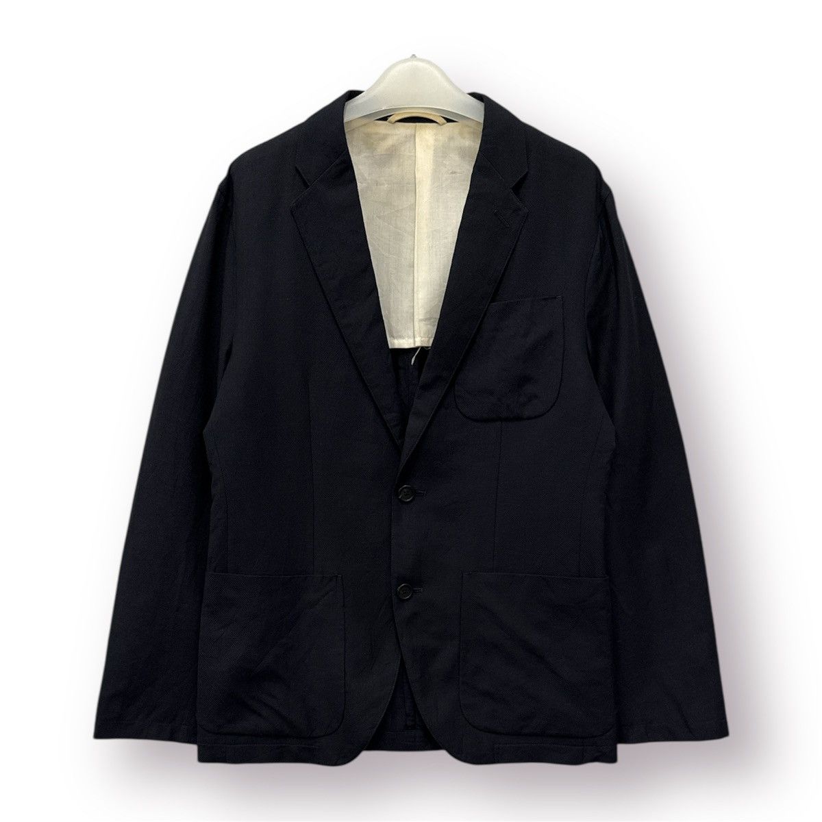 Margaret Howell 🔥 Margaret Howell Japan Dark Blue Slim Blazer Jacket - M Size US S / EU 44-46 / 1 - 1 Thumbnail