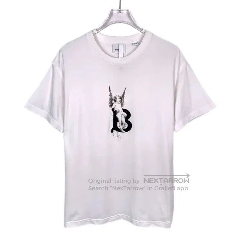 Burberry Burberry White Cotton Women's T-Shirt. Size XXS / US 00 / IT 34 - 1 Thumbnail
