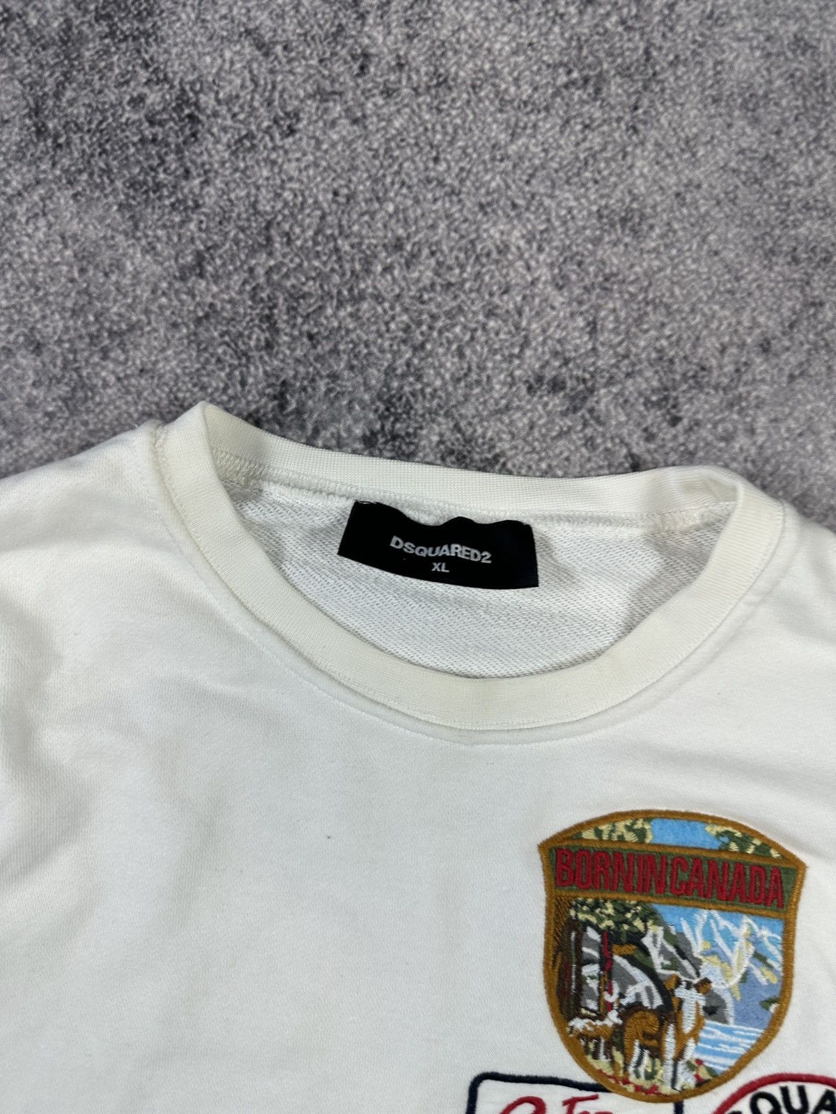 Dsquared2 Y2K Dsquared2 Icon Big Logo Sweatshirt Streetwear Rare USA S Size US XL / EU 56 / 4 - 3 Thumbnail