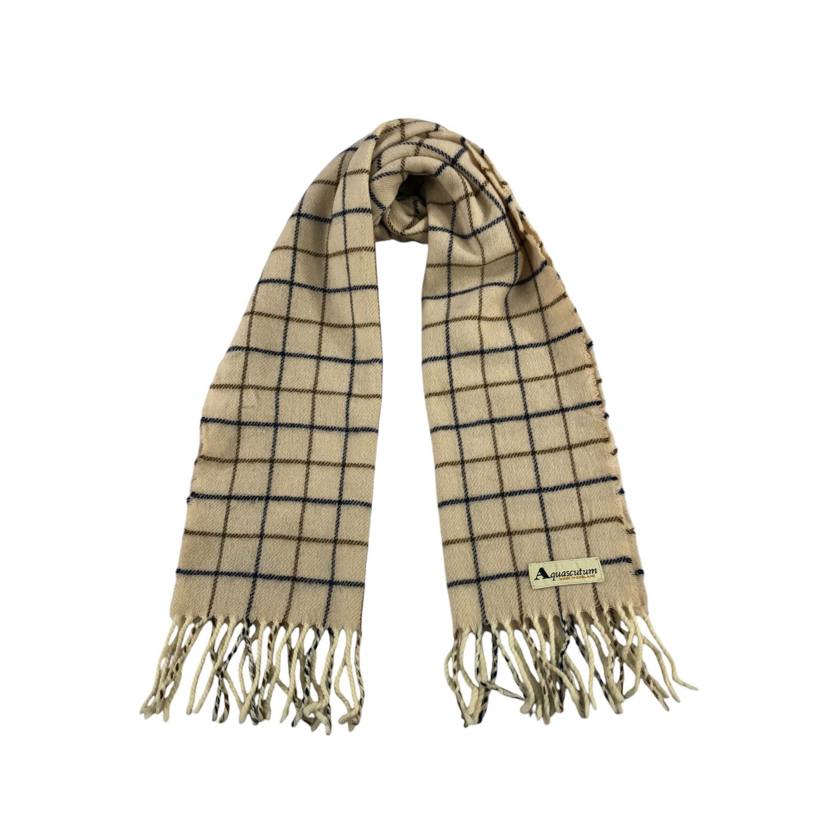 Aquascutum Vintage Aquascutum Scarf - WW3266 Size ONE SIZE - 1 Thumbnail