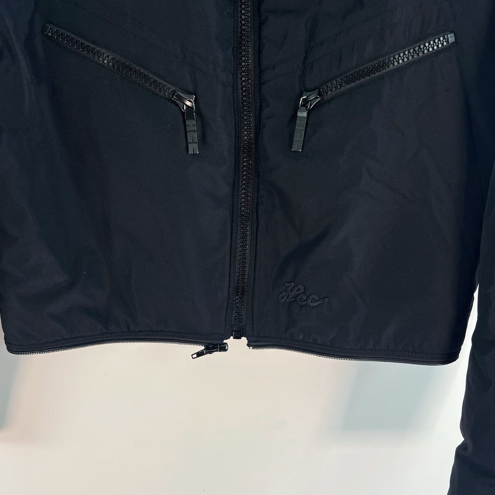 Vintage VINTAGE HCC Henri Charles Colsenet Swiss Ski Jacket Womens M Black Bomber Jacket Short With Full Zip{"payload":""} Size M / US 6-8 / IT 42-44 - 4 Thumbnail