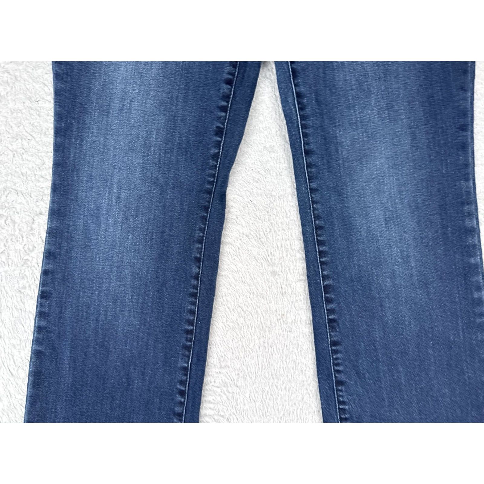 Nine West Nine West Jeans Womens 10 Blue Skinny Bootcut Denim Stretch Mid Rise Pants 28x32 Size 32" / US 10 / IT 46 - 3 Thumbnail