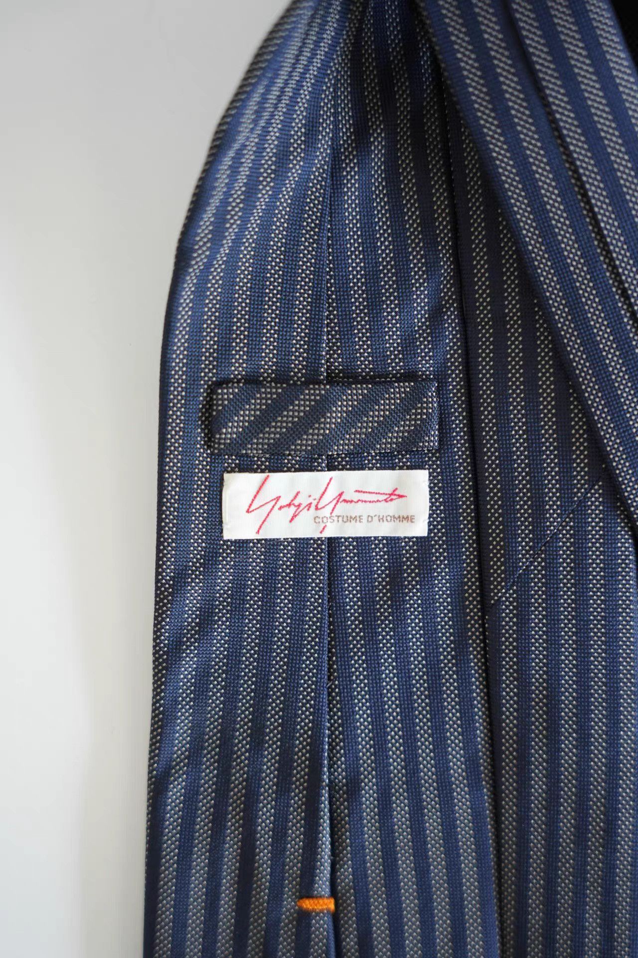 Yohji Yamamoto Yohji Yamamoto Blue & White Dot Silk Tie K4 Size ONE SIZE - 2 Thumbnail