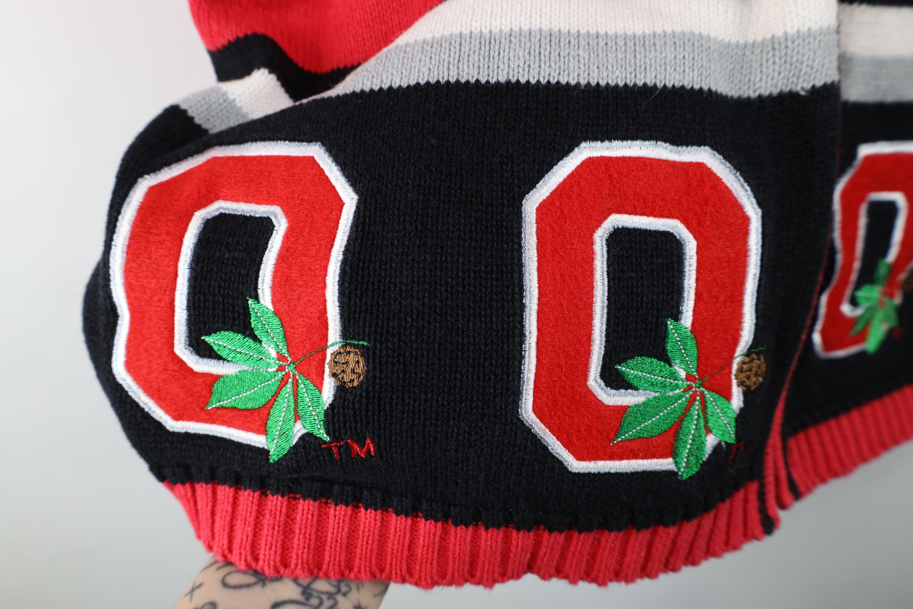 Vintage Vintage 90s Ohio State University Football Knit Sweater Size XL / US 12-14 / IT 48-50 - 6 Thumbnail