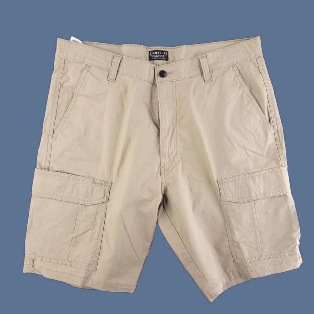Levi's Levi's Shorts Cargo Mens 36 Brown Ripstop Utility Cotton Flat Front Size US 36 / EU 52 - 1 Thumbnail