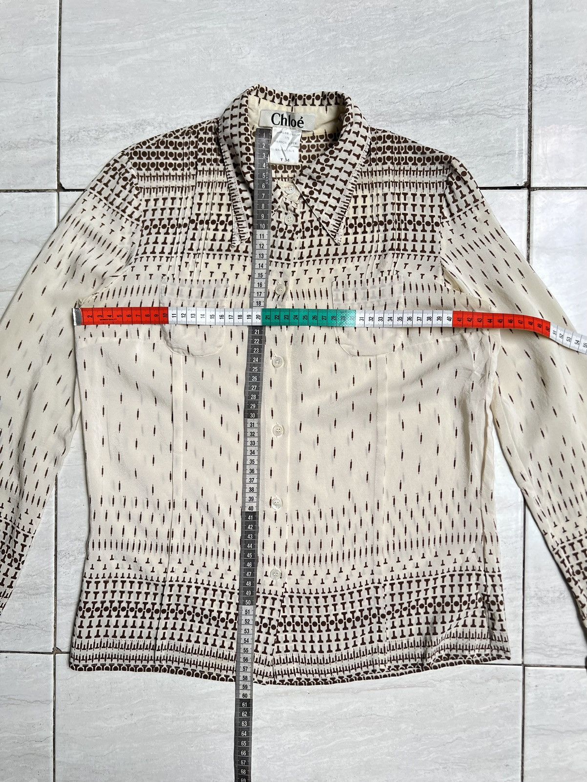 Chloe Chloe Motive Shirt Size XS / US 0-2 / IT 36-38 - 2 Thumbnail