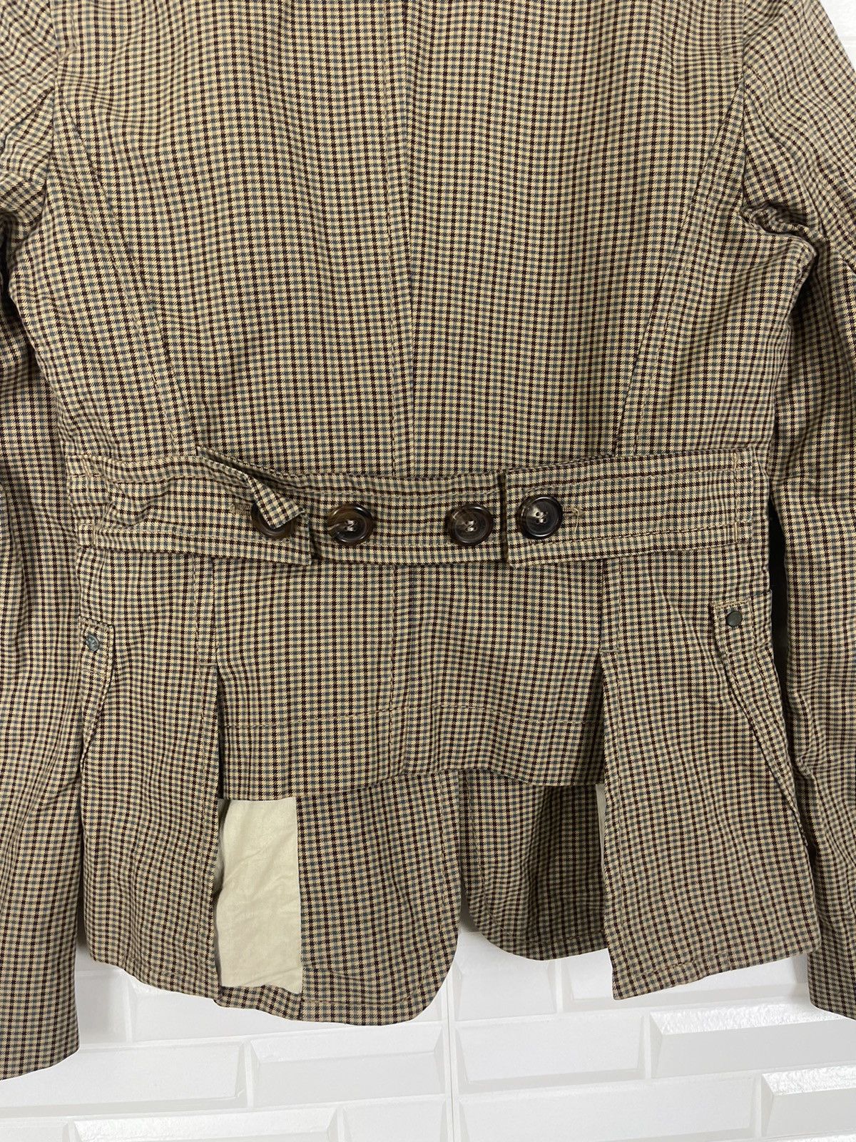 Dsquared2 × Vintage 🔥RARE DSQUARED CROP COTTON JACKET HOUNDSTOOTH Size US S / EU 44-46 / 1 - 5 Thumbnail
