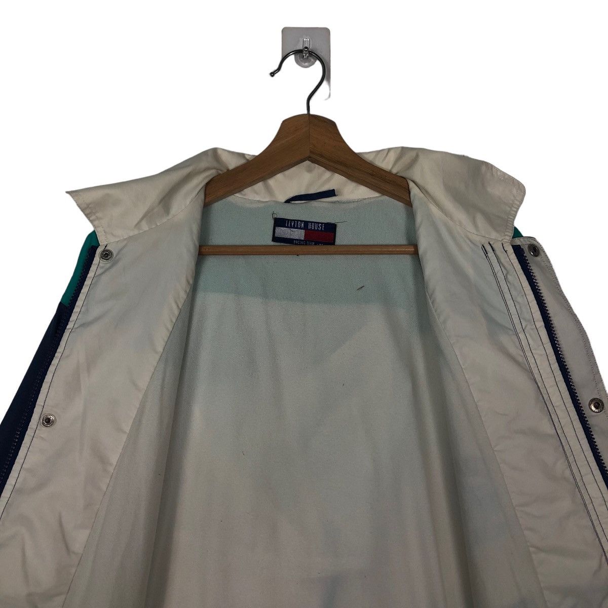 Japanese Brand 🔥Racing Raining Jacket Leyton House Racing Team Big Logo Size US M / EU 48-50 / 2 - 11 Thumbnail