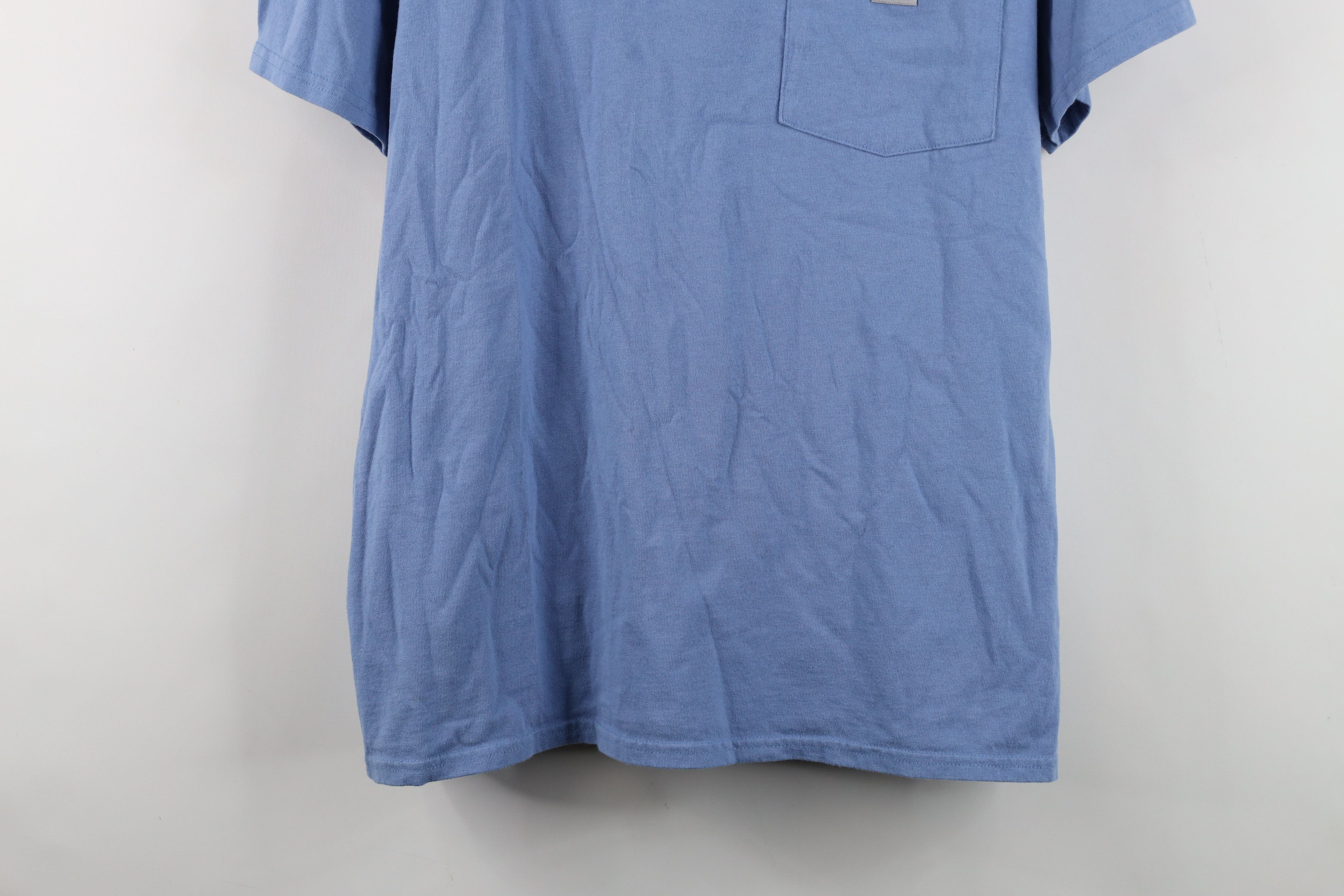 Carhartt Vintage Carhartt Spell Out Short Sleeve Pocket T-Shirt Blue Size XL / US 12-14 / IT 48-50 - 3 Thumbnail