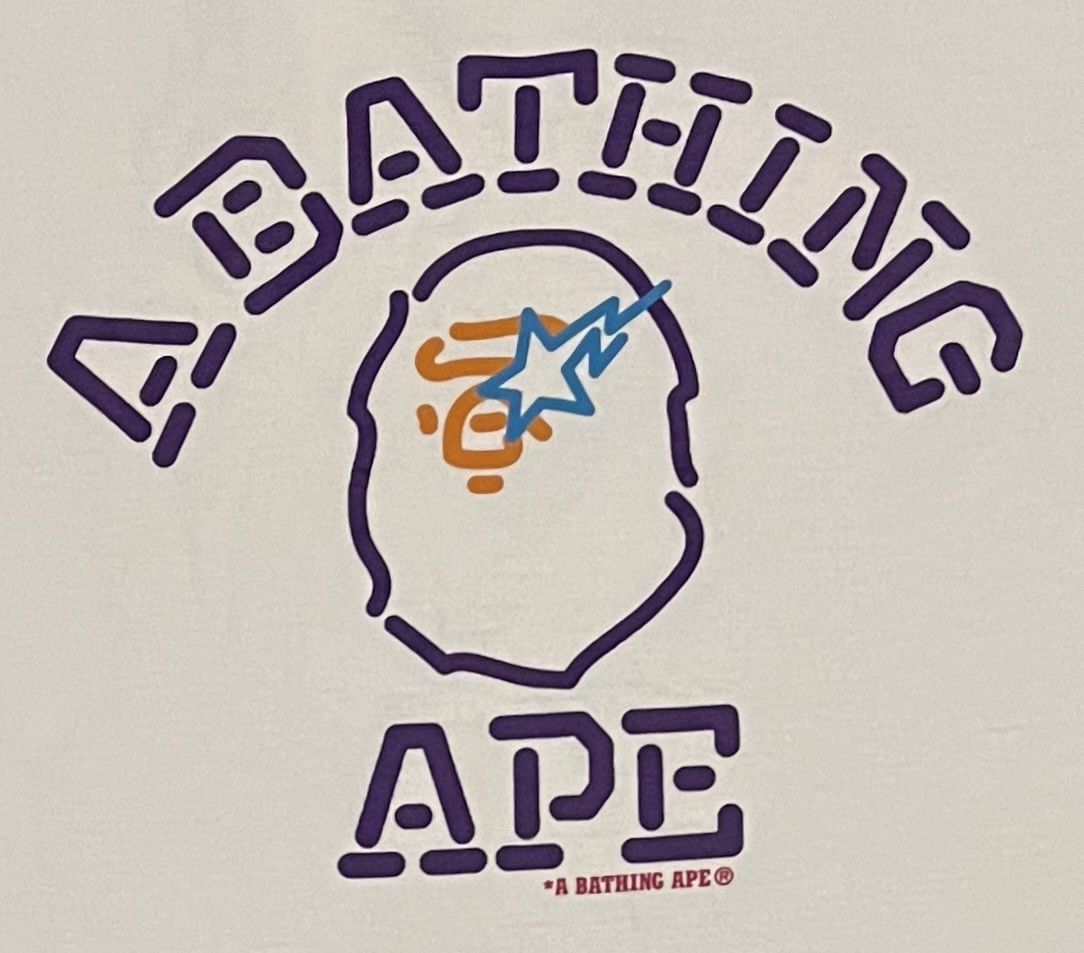 Bape Bape logo tee shirt Size US L / EU 52-54 / 3 - 3 Thumbnail