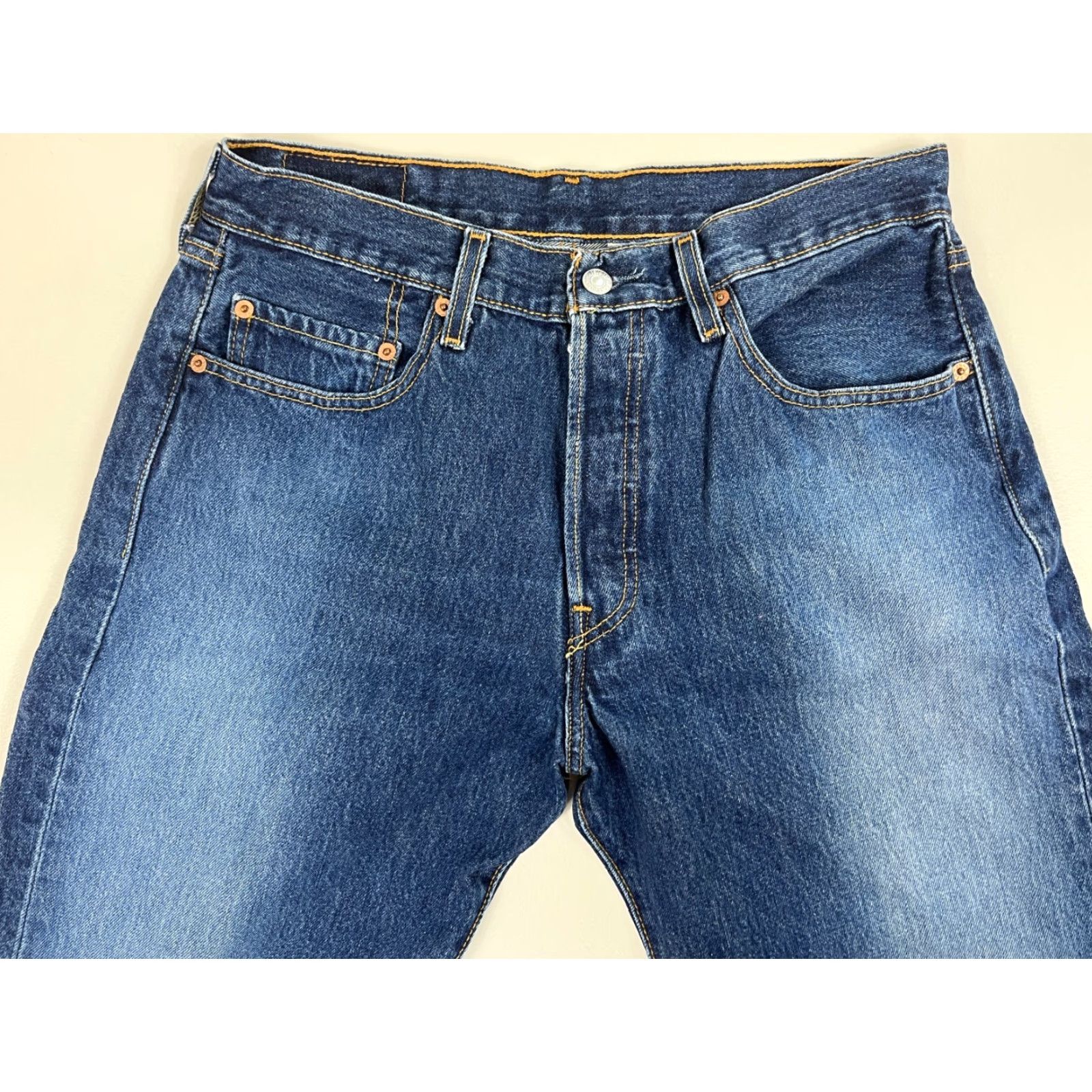 Levi's VINTAGE Levi's 501 Jeans Main Point Levi's 501 Jeans Men 33x30 Blue 90s Red Tab Straight Vintage Men’s 501 90s Jeans Size US 33 - 3 Thumbnail